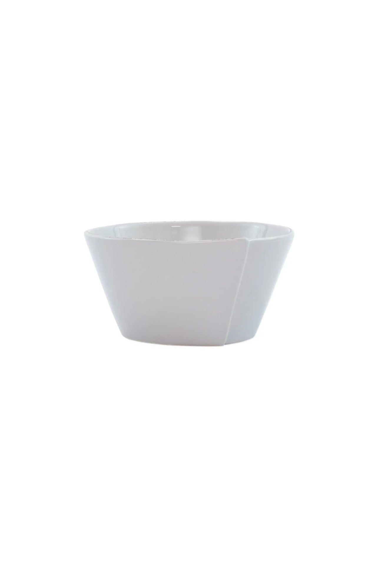 Vietri Lastra Espresso Cup & Saucer - Light Gray